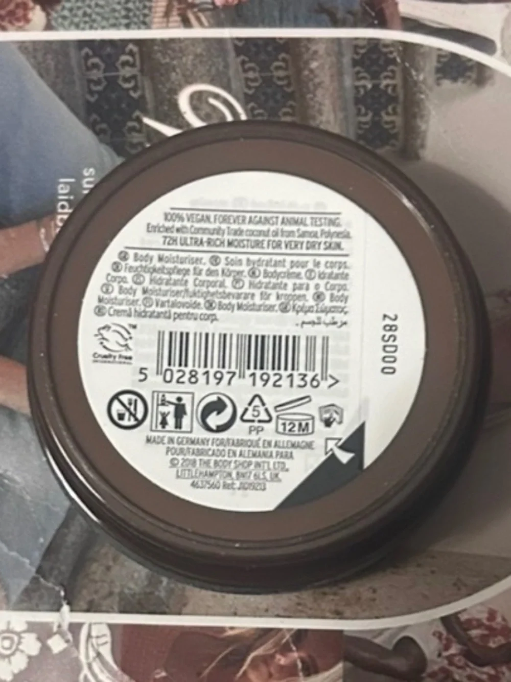 THE BODY SHOPPE HTF! *DISCONTINUED* Original Body Butter, Coconut, New